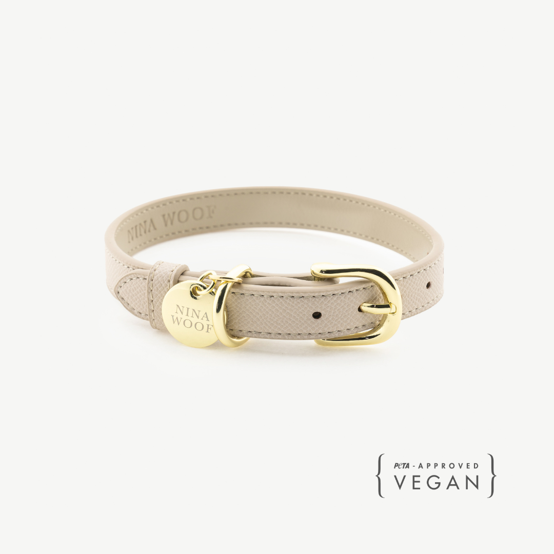 Collar - Cuero Vegano - Copenhagen Beige
