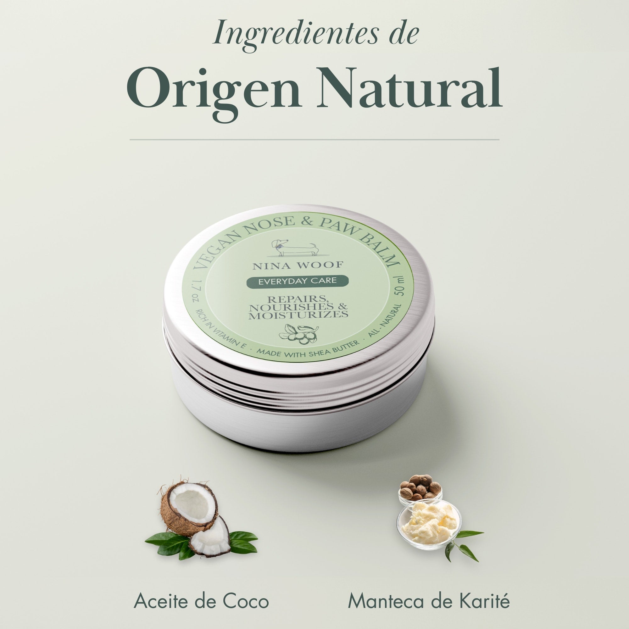 3 Pack - Vegan Dog Nose and Paw Balm