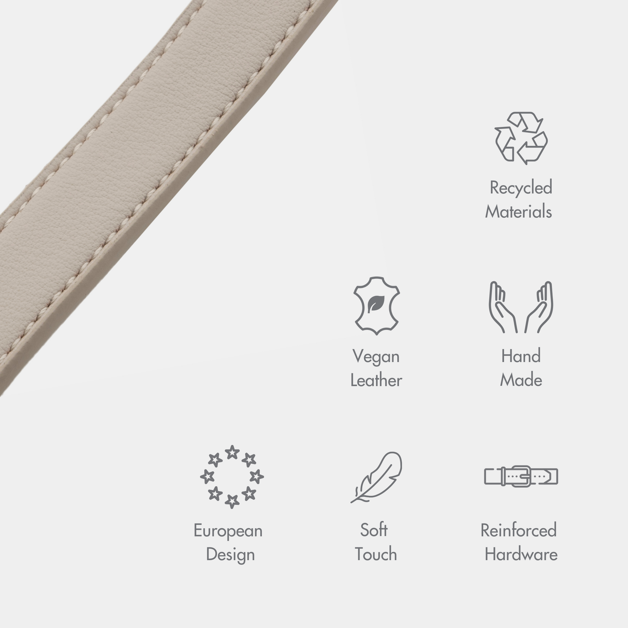 Lead 4ft - Vegan Leather - Cupertino