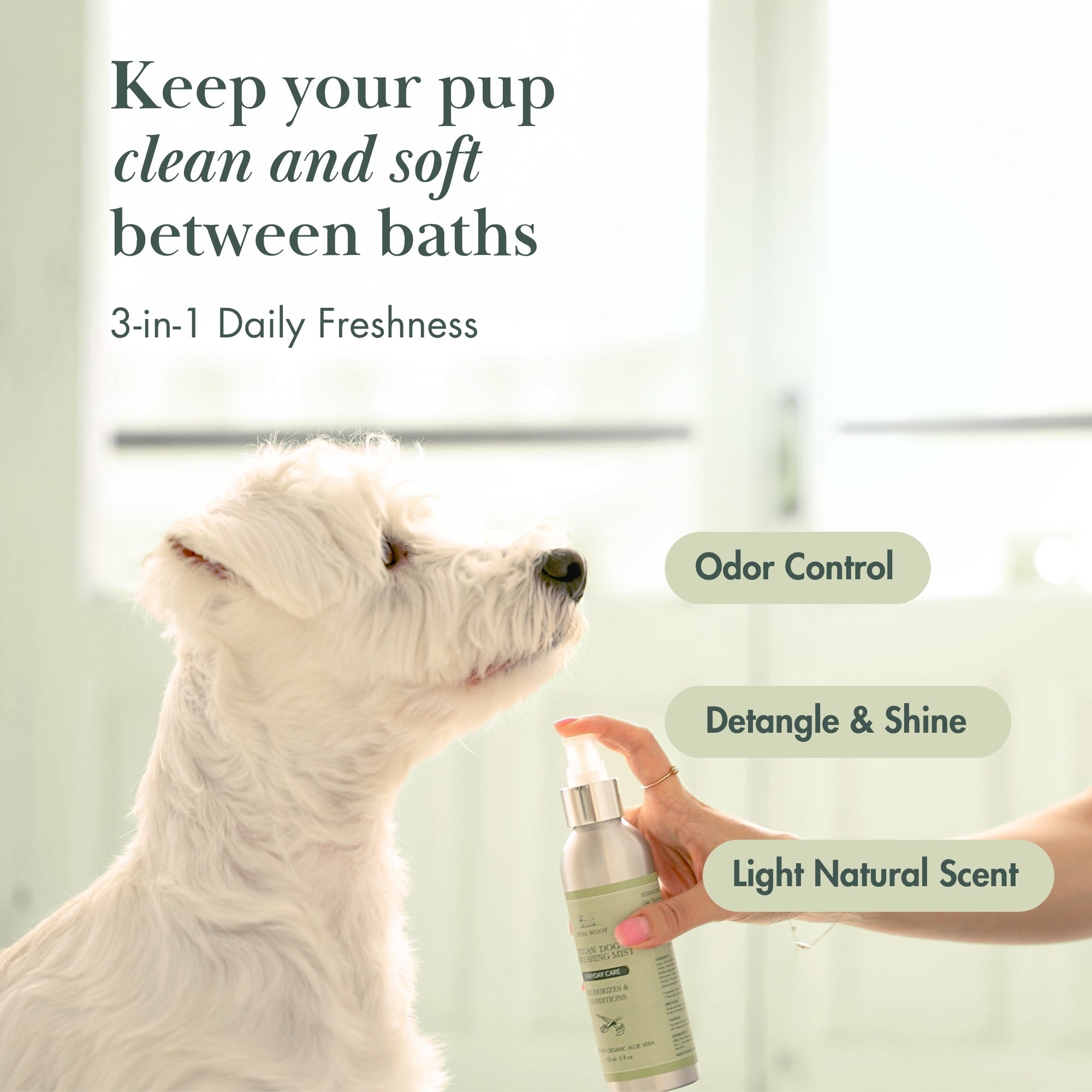 Desodorizante en Spray - Bruma Refrescante Vegana para Perros