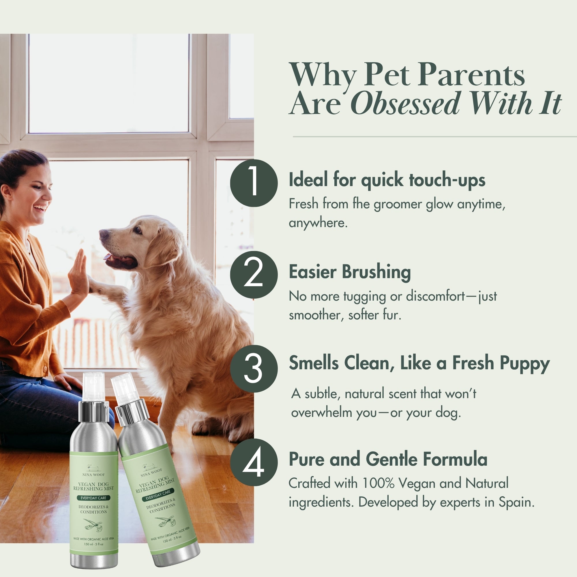 Deodorizer Spray - Vegan Dog Refreshing Mist