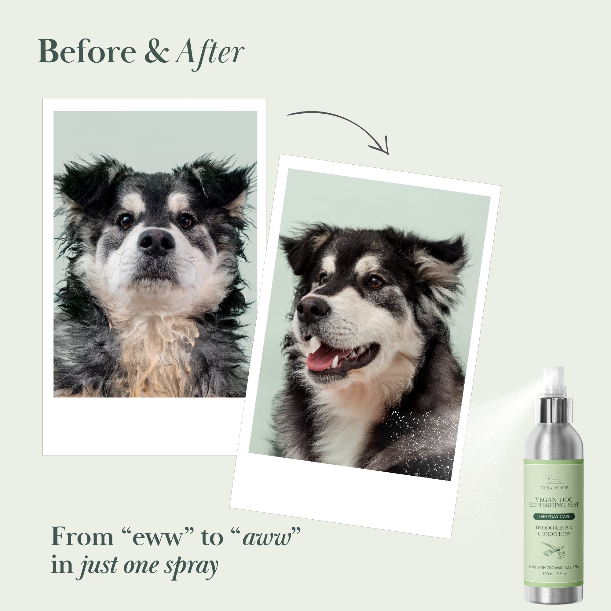 Deodorizer Spray - Vegan Dog Refreshing Mist