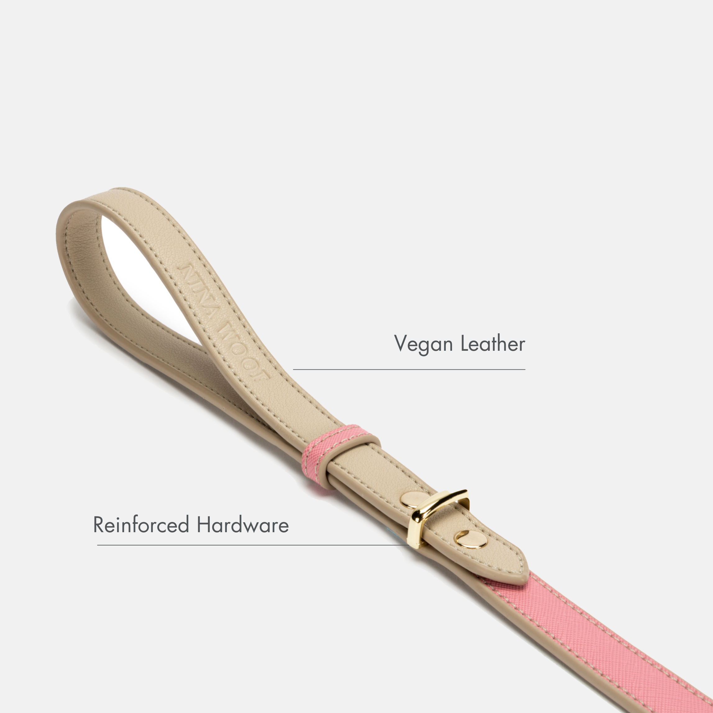 Correa de 1,2 m - Cuero Vegano - Rio