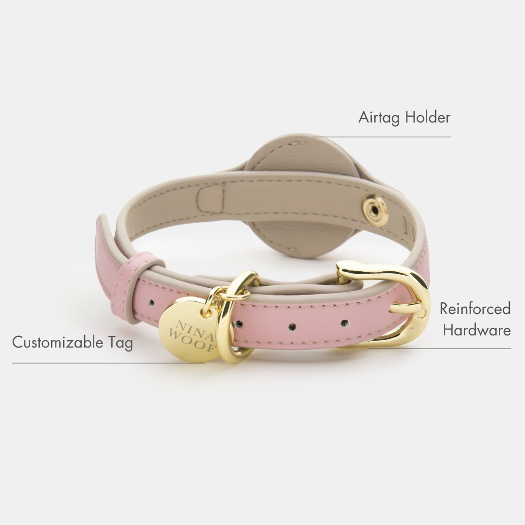 Collar - Compatible con AirTag - Cuero Vegano - Cupertino