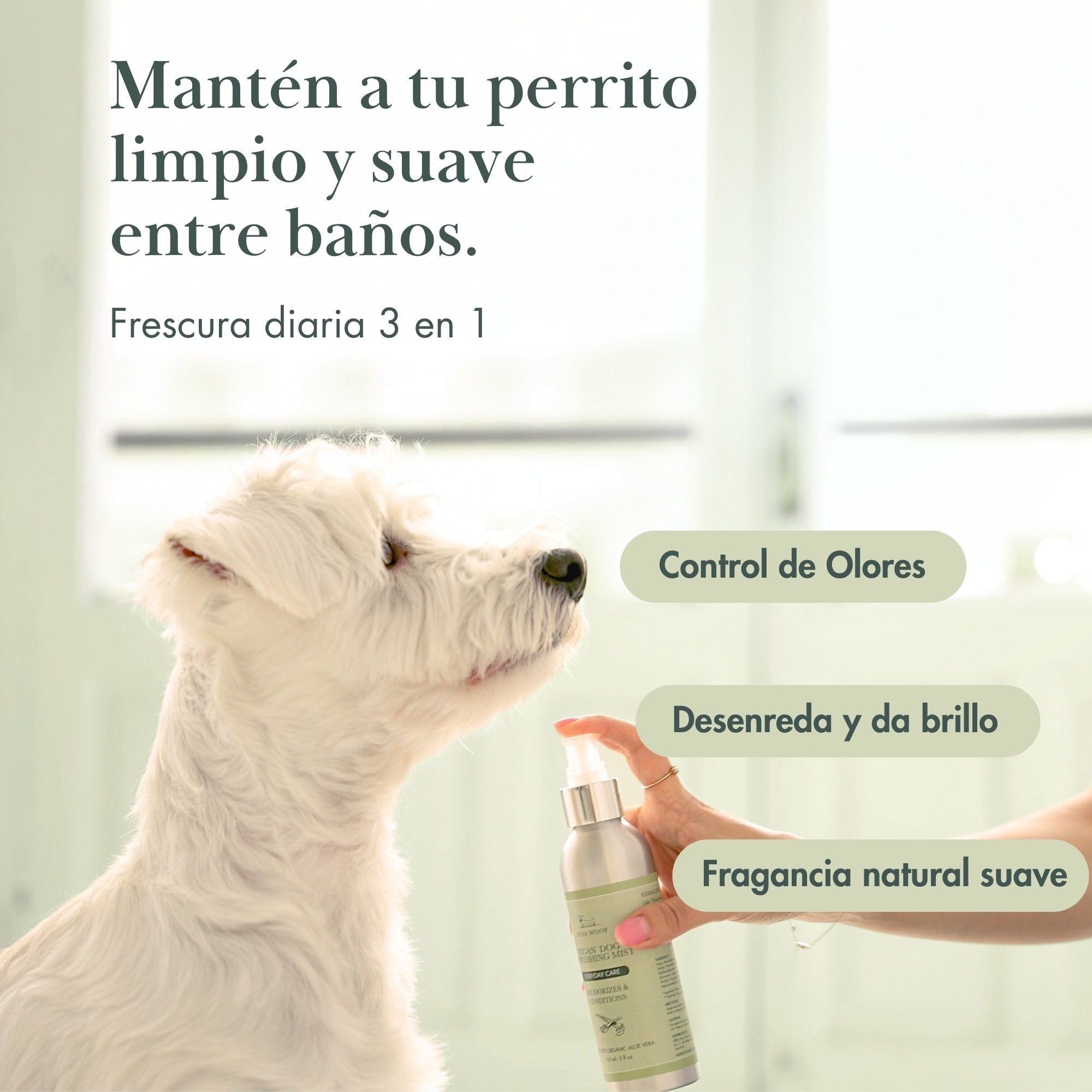 Desodorizante en Spray - Bruma Refrescante Vegana para Perros