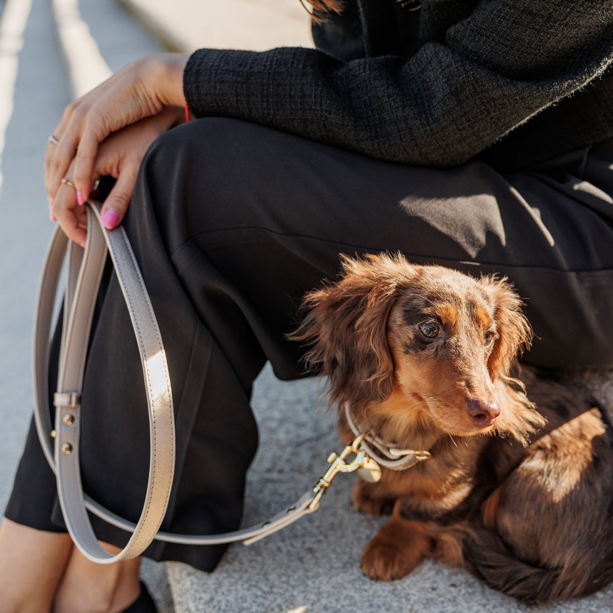 Correa 1,2 m - Cuero Vegano - Rio Dorado