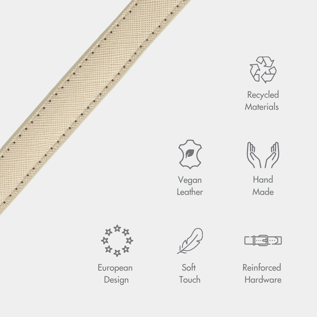 Collar - Vegan Leather - Rio Gold