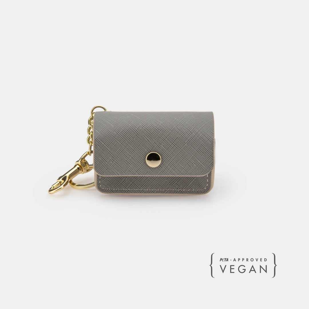 Dispensador de Bolsas - Cuero Vegano - Lila
